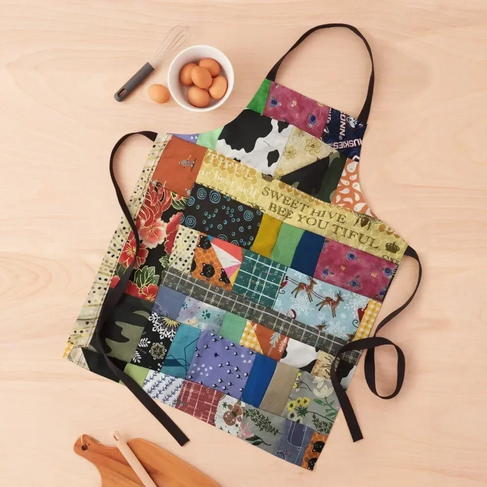

Upcycle quilt Apron home women Kitchen Things And For Home cook wear Kitchen Supplies Apron