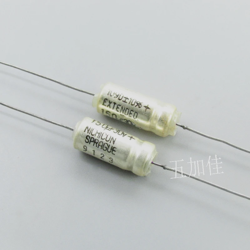 Imported 109D 30V150UF 25V liquid silver shell tantalum capacitor 7x16mm