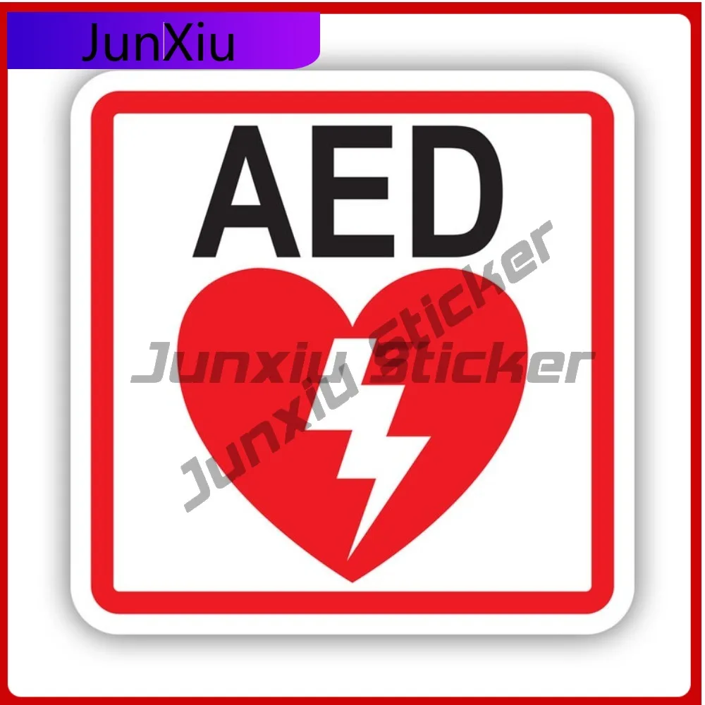 Unique Aed Defibrillator Sticker Uv Protected Decalsaeds Hospital Sign Cardiac Arrest Vintage Vinyl Sticker Waterproof No