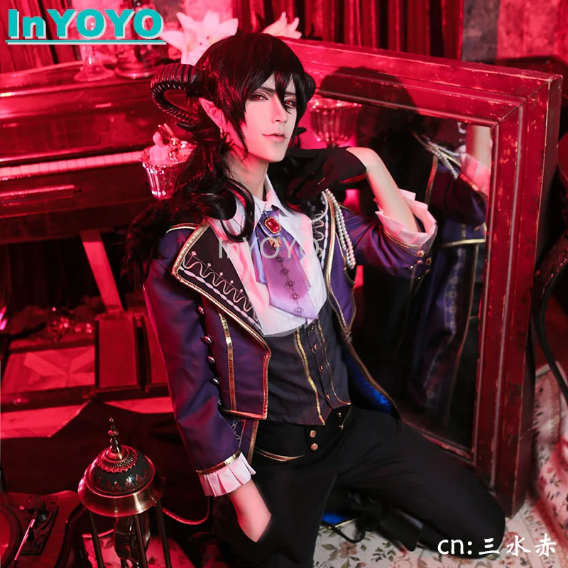 InYOYO Ensemble Stars Cosplay Sakuma Rei Costume Handsome Uniform Suit Role Play Halloween Outfit Party For Men Women New 2023