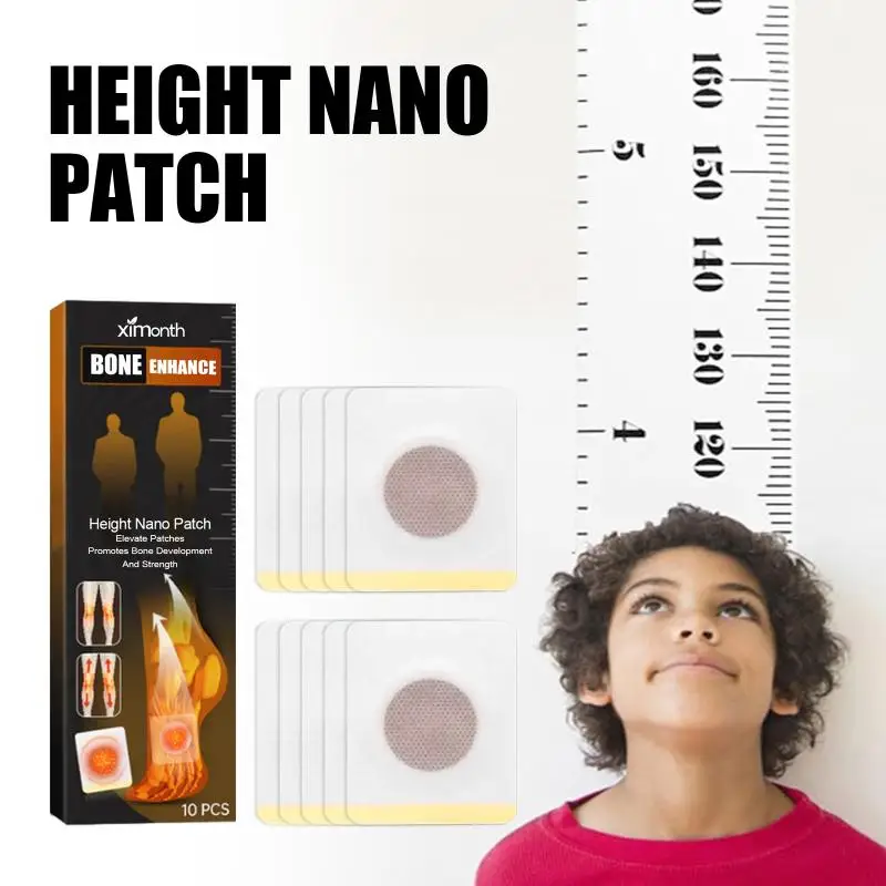 10Pcs Body Growth Boost Patches Foot Acupoint Special Care Stickers Foot Care Pads For Body Growth Height Boost Patches