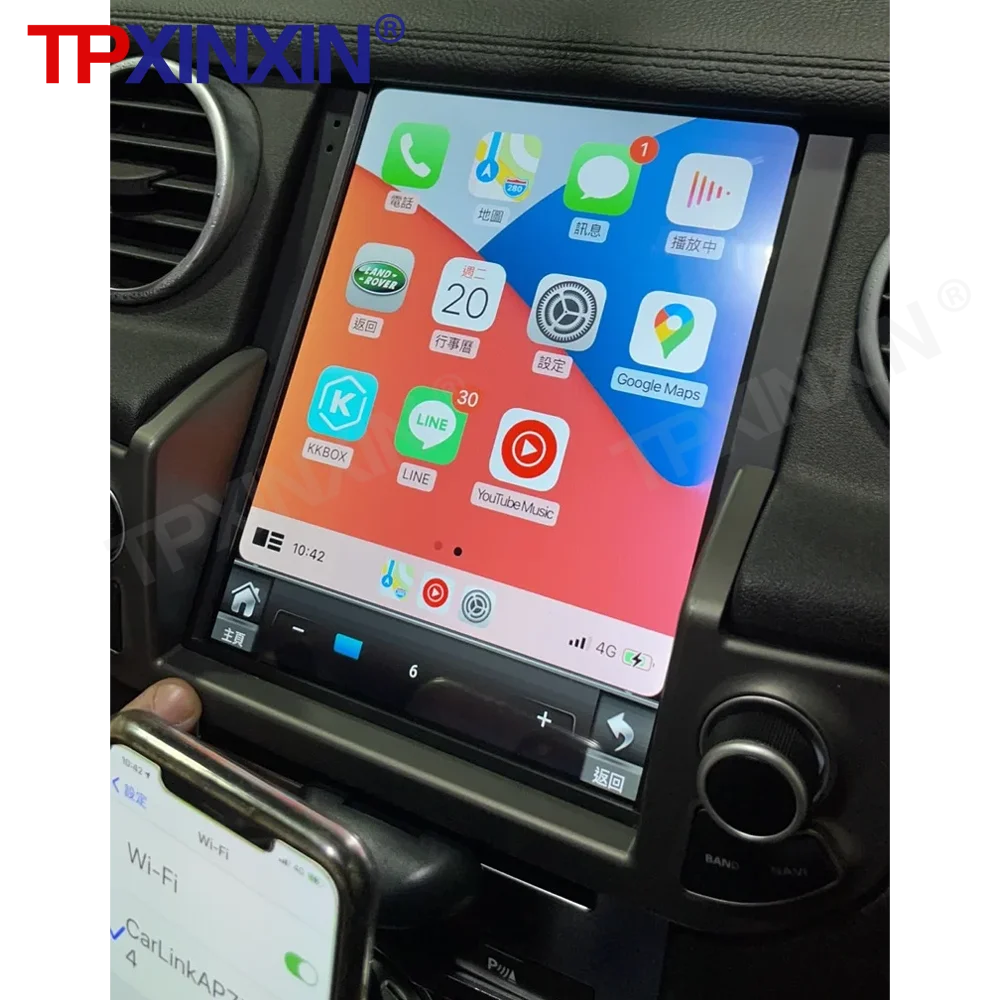 

Авто радио Carplay GPS Navi для Land Rover Discovery 4 2010-2016, Android 9,7 дюйма, умный автомобильный стерео мультимедийный плеер с двойным поворотом