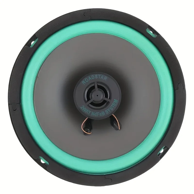 1pc 6.5 Inch 2-Way Car Coaxial Speaker, Car Door Audio Music Stereo Tweeter Mid Bass Woofer Full Range Frequency Speaker