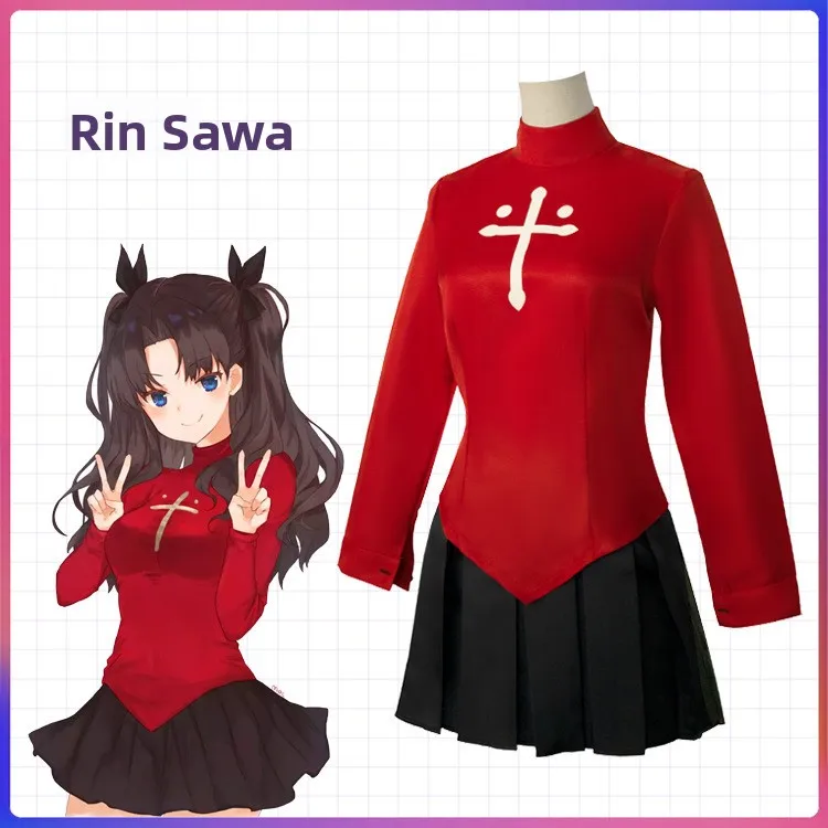 

Fatestaynight Fate Stay Night Cosplay Costume Full Set Anime Character Mi Rin Traditional Chinese Costume Women's Faion