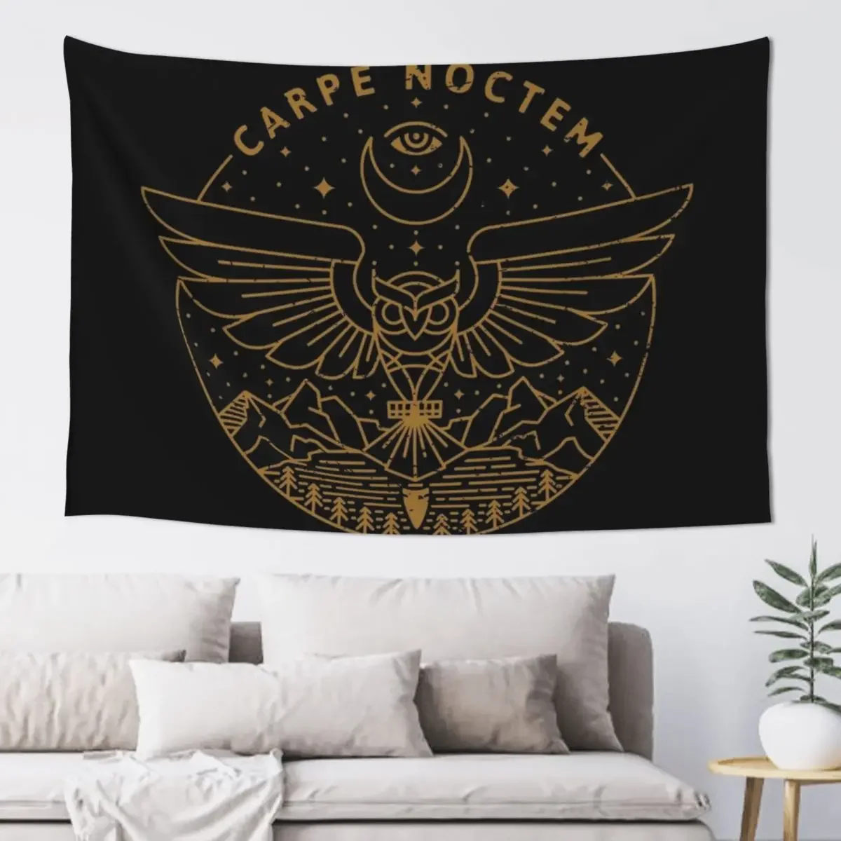 

Carpe Noctem Tapestry Room Decor Decoration For Rooms Tapestry
