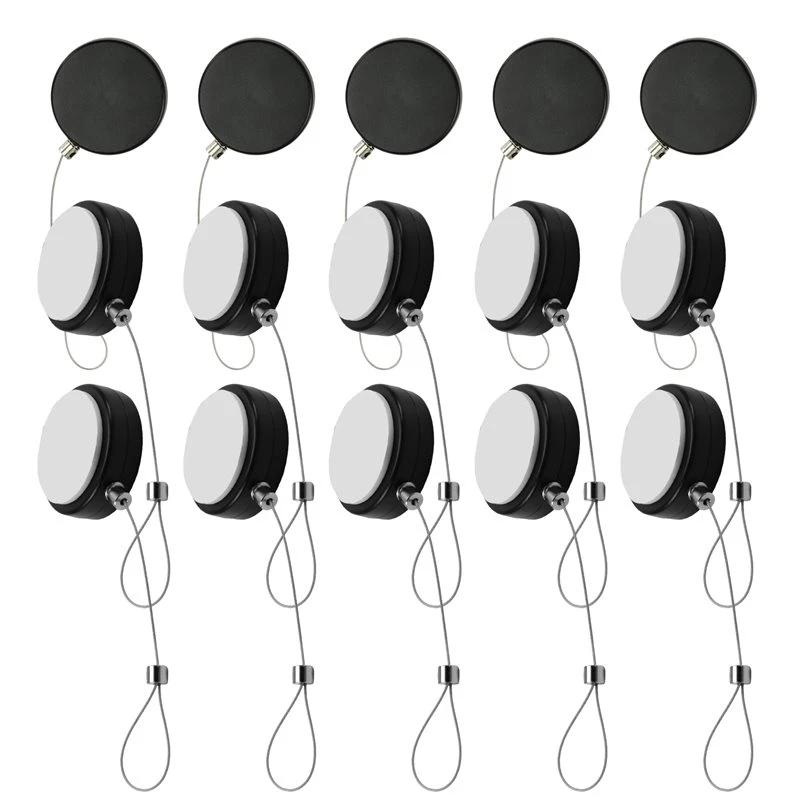 Easy Assembly Automatic Retraction Winding Box 15Pcs Small Commodity Anti-Theft Telescopic Display Anti-Theft Chain Steel Wire