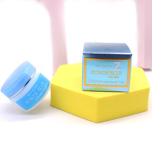 Imagen 2 del producto SKY ZONE Power Blue Cream Debonder no irritante para la piel Sensitice herramientas de maquillaje de olor aromático coreano de alta calidad para mujer