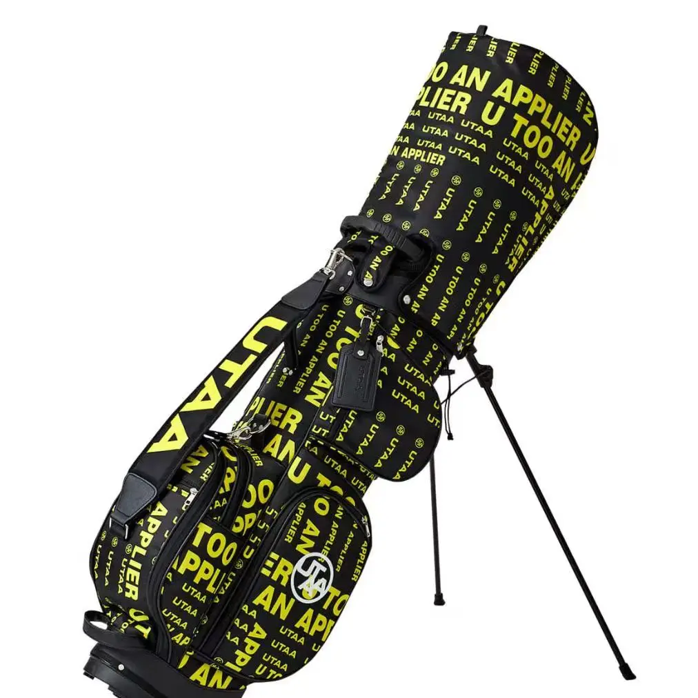 

Golf Bag Golf Standing Bag Simple Letters Unisex Bracket Roller Skating Bag Golf Bag With Insulated Pocket