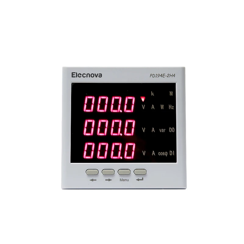 PD194E-2H4 120*120mm RS485 Three 3phase AC Volt Ampere Watt Panel Meter
