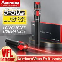AMPCOM Mini Visual Fault Locator Optical Fiber Cable Detection Tool Cable Fault Quick Detection Laser Pointer For Network Cable