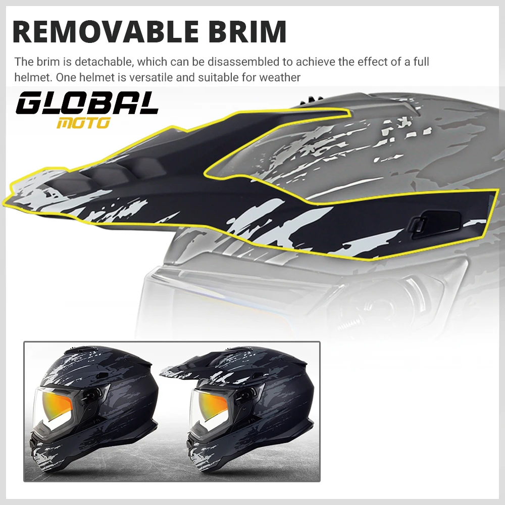 New Motorcycle Helmets Road Riding Safety Helmets Scooter Road Commuter Helmets High Quality Anti-fall And Anti-collision