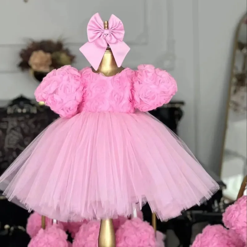 

New Girls Princess Ball Gown Host's Piano Performance Birthday Party Dresses A4911 Vestidos Bridesmaid Dress