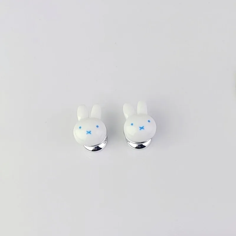 New Kawaii Miffy Toilet Pressing Device for Nail Art, Effortless Toilet Water Tank Button, Girl's Gift