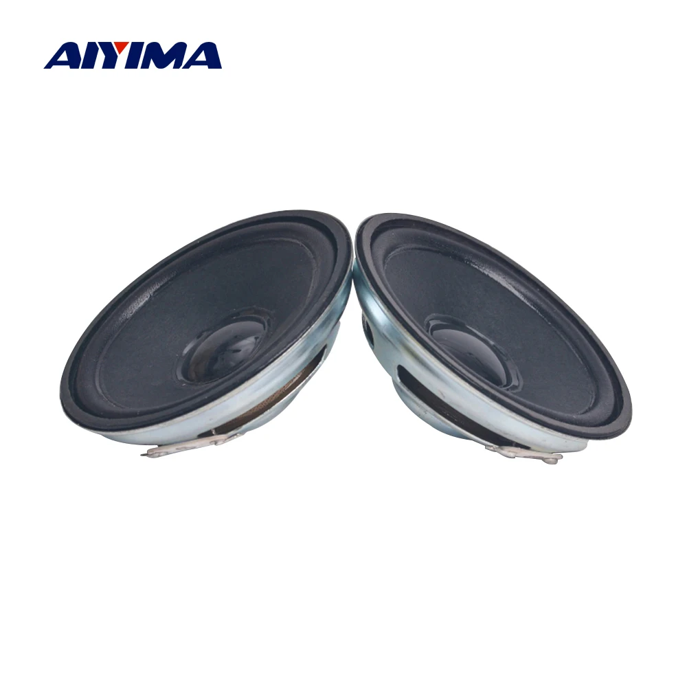 مكبر صوت مغناطيسي رفيع من AIYIMA ، مكبر صوت بلوتوث HiFi المنزلي ، Rdge دائري ، NdFEB ، DIY ، 2 أوم ، 5 واط ، 2 أوم ، NdFEB ، 2