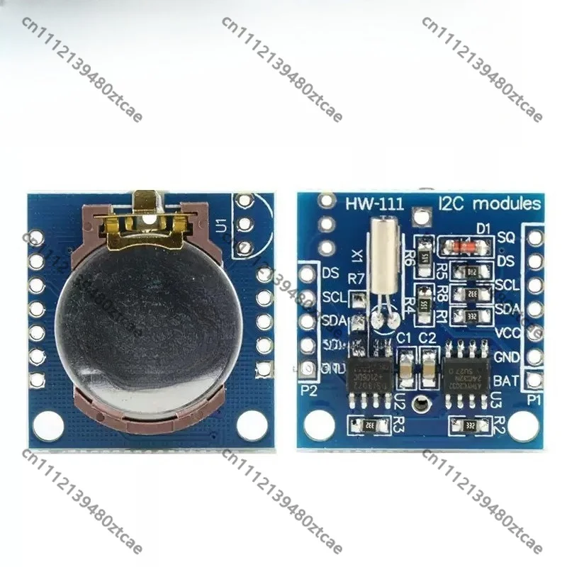 Real Time Clock RTC Module, I2C Interface Timing Board with Memory, Single Chip Microcomputer Development Board Accessory