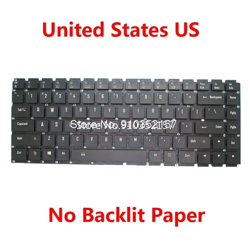 

English FR Italy NE TW UK GR Keyboard For Gigabyte For AERO 14 V6 14-W6 14 V8 14-K 14K V7 14-K7 14-K8 14-W 14 V7 14-W7 NO Frame