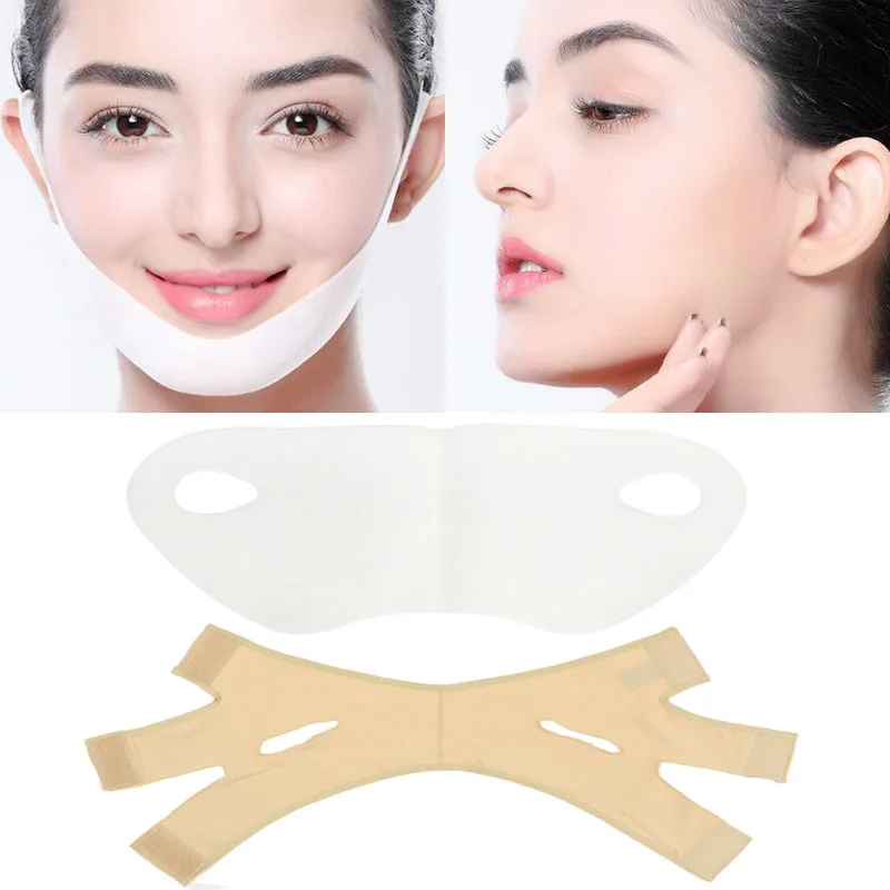 

Skin Care Tool Set Breathable Elastic V-face Slimming Bandage Double Chin Remover V Line Face Carving Mask Women Beauty Massager