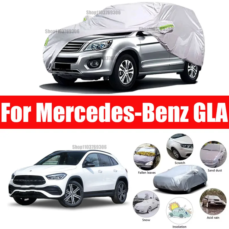 

For Mercedes-Benz GLA Outdoor Protection Full Car Covers Snow Cover Sunshade Waterproof Dustproof Exterior Car accessories