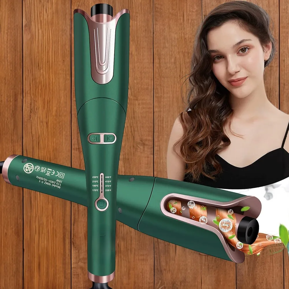 Heat-Resistant Voluminous Hair Curler with Safety Auto Shut-Off, Professional Results for Smooth, Glamorous Styles | Glamorous H