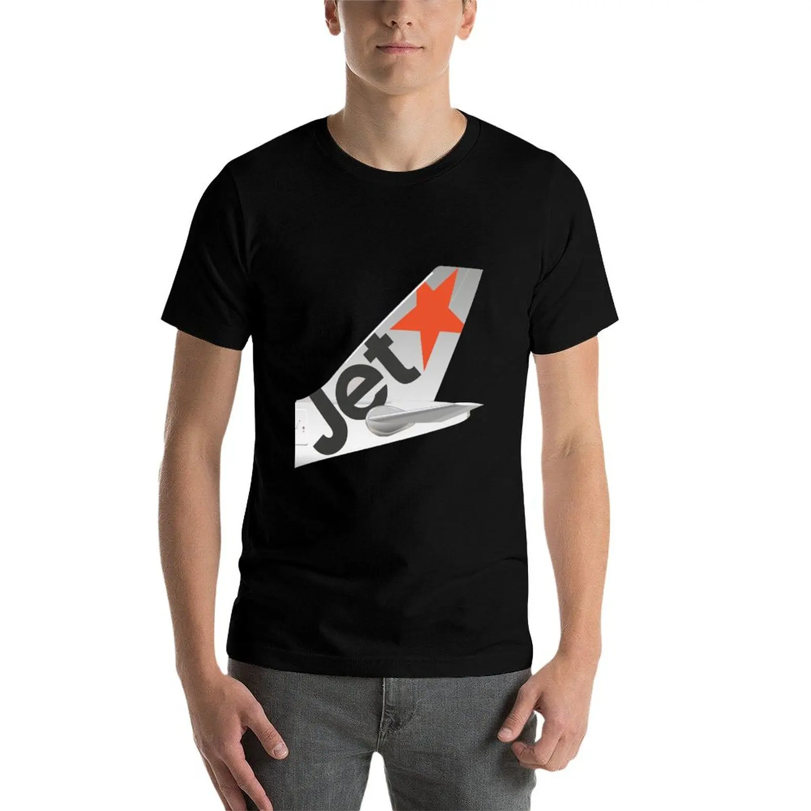 Wings In Uniform - A330 - Jetstar T-Shirt Breathable Basic Cotton T-Shirt view 3