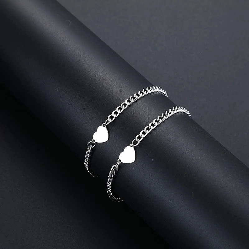 مجموعة أساور الحب من مادة الفولاذ المقاوم للصدأ للأزواج والنساء، هدايا مجوهرات عصرية ورائعة #4