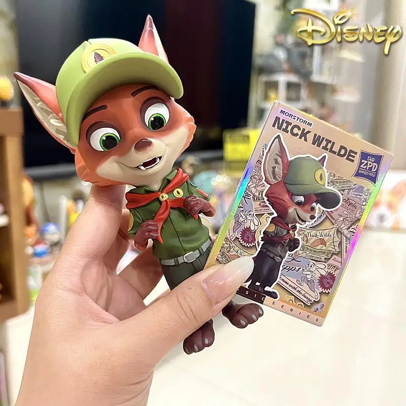 

Лидер продаж, игрушки Disney, красный шарф Zootopia, маленький Ник Чао, украшения ручной работы, коллекция декоративных моделей, ограниченные рождественские подарки