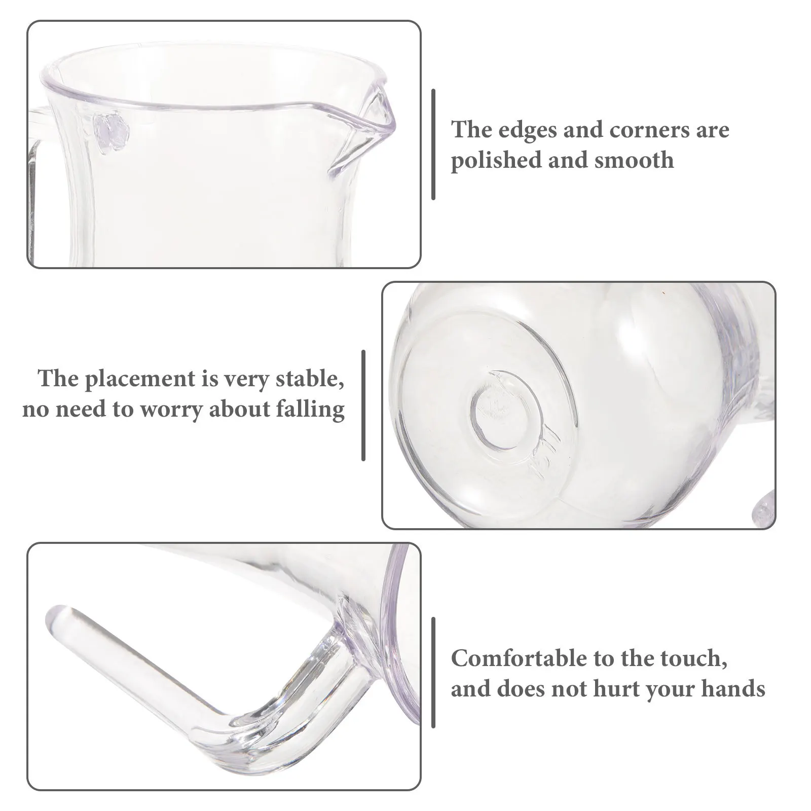 

Clear Red Wine Decanter Reusable Polished Edges Smooth Surface Liquor Dispenser Cocktail Dispenser Wine Decanter