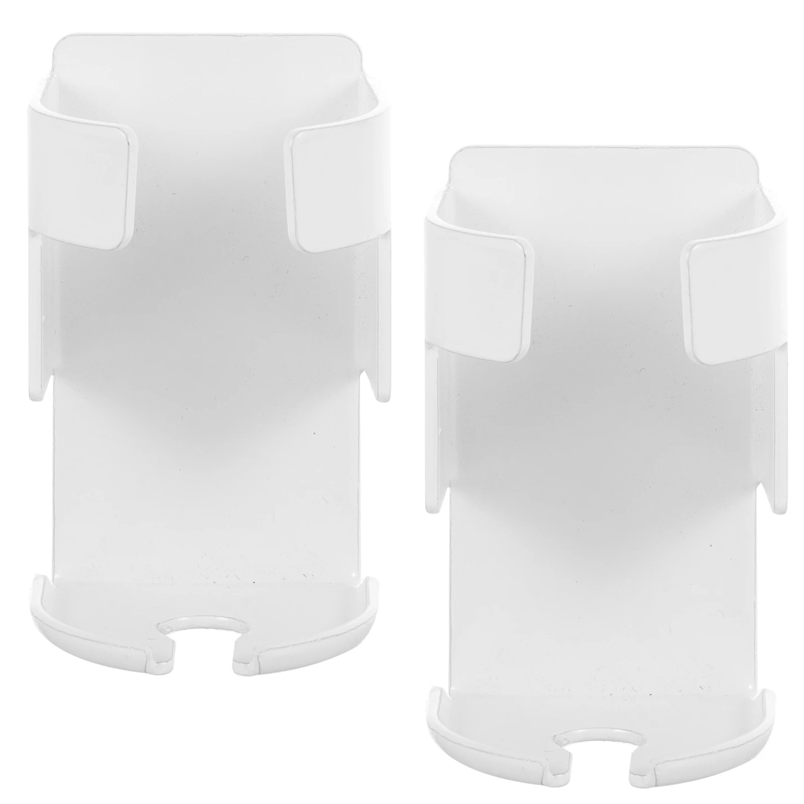 

2 Pcs White Teeth Brush Holders Wall Mount Toothbrush Holders Organizer Electric Toothbrush Case Bathroom Storage Tool