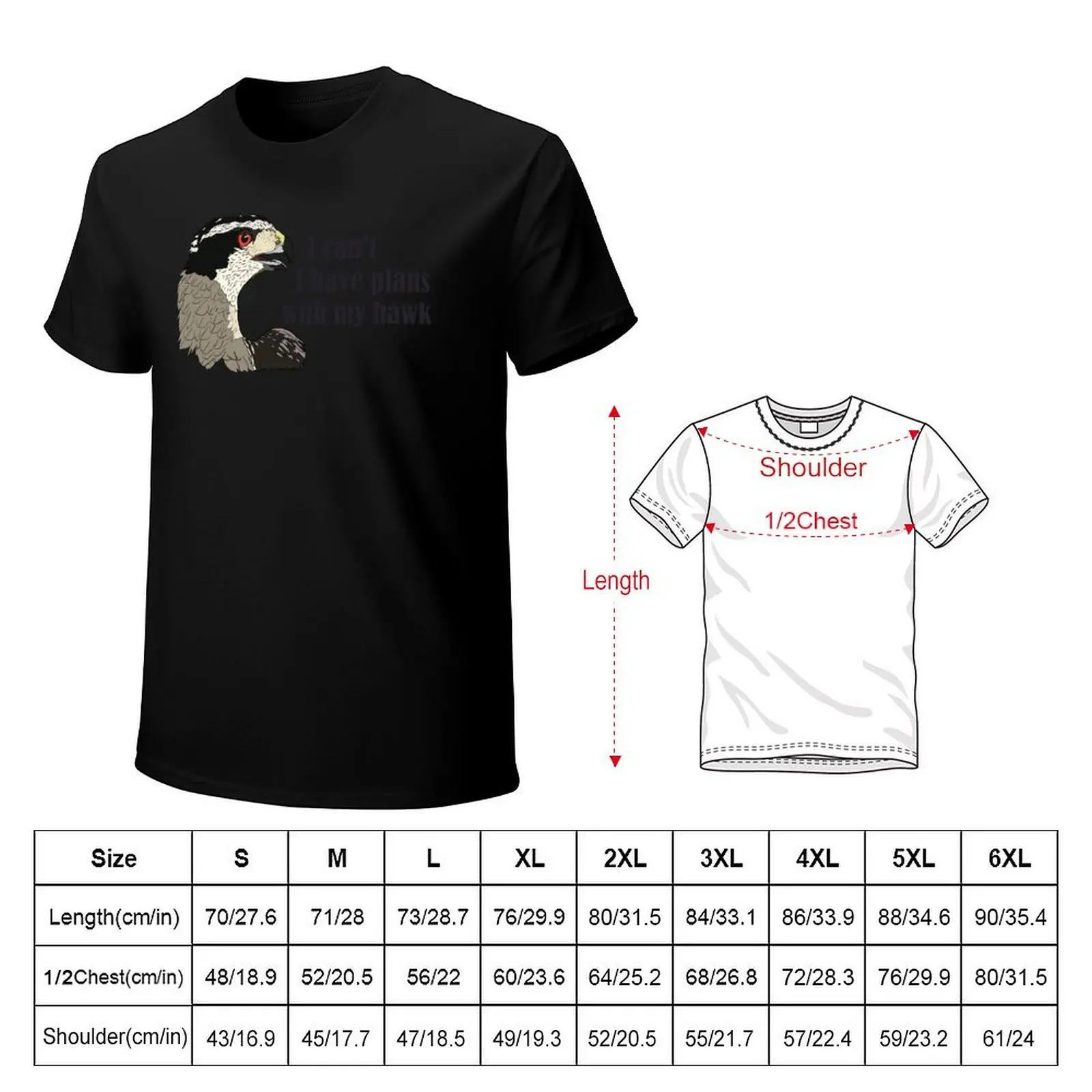 Goshawk Plans T-Shirt Functional Casual Short Sleeve Tee