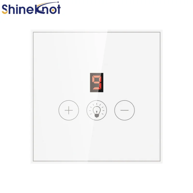 SHINEKNOT European Regulation Tuya Wifi Intelligent Dimming Intelligent Switch Intelligent Language Control Dimming Switch