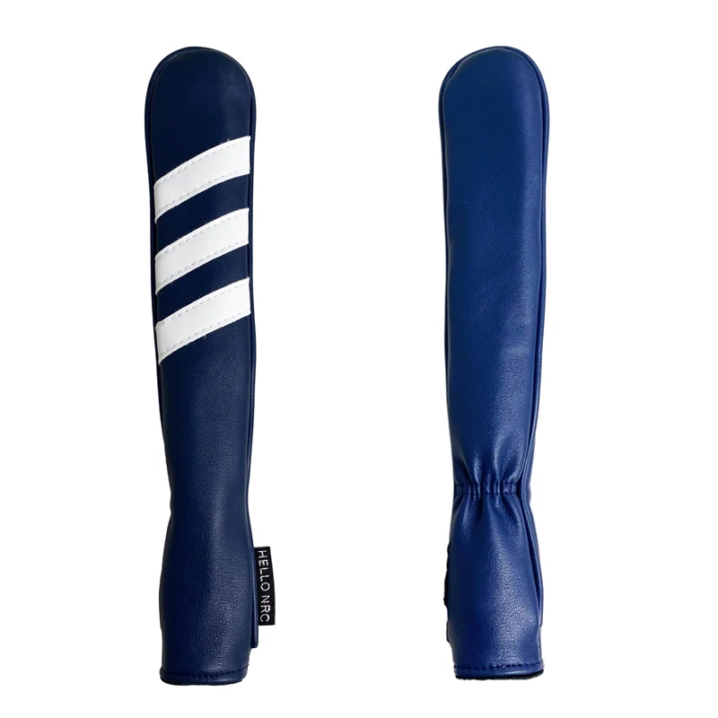 جولف غطاء الرأس بولي Leather الجلود محاذاة قضيب غطاء لينة واقي الرأس المطرزة سطح الهدف التدريب المعونة غطاء الرأس لوازم الغولف #6