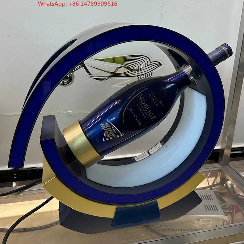 

High-End Bespoke LED Bottle Display RackCustom Luxury Led Wine Bottle Display Glorifier Bottle Service Presenter For Night Club