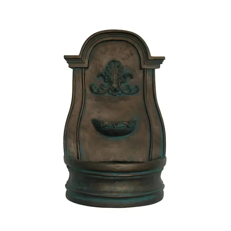 high quality factory supply outdoor wall water fountain fiberglass outdoor garden waterfall for house