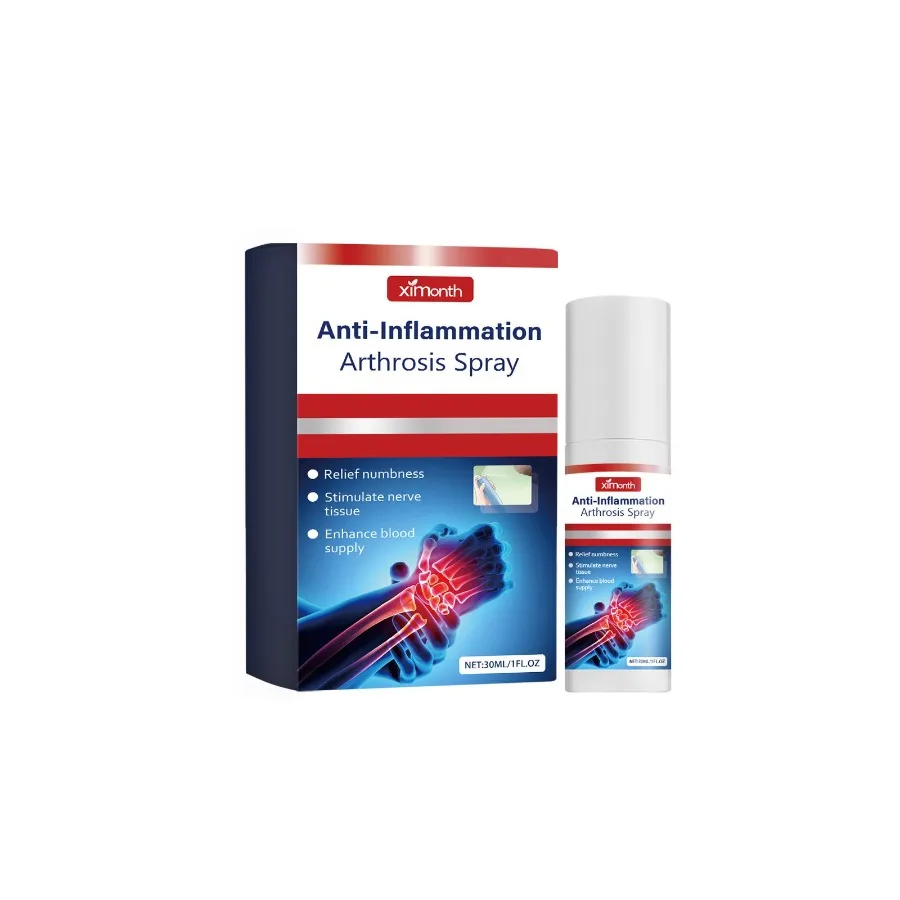 

Ximonth AntiInflammation Arthrosis Spray Relieve Knee Shoulder Neck Pain Body Joint Health Care Spray