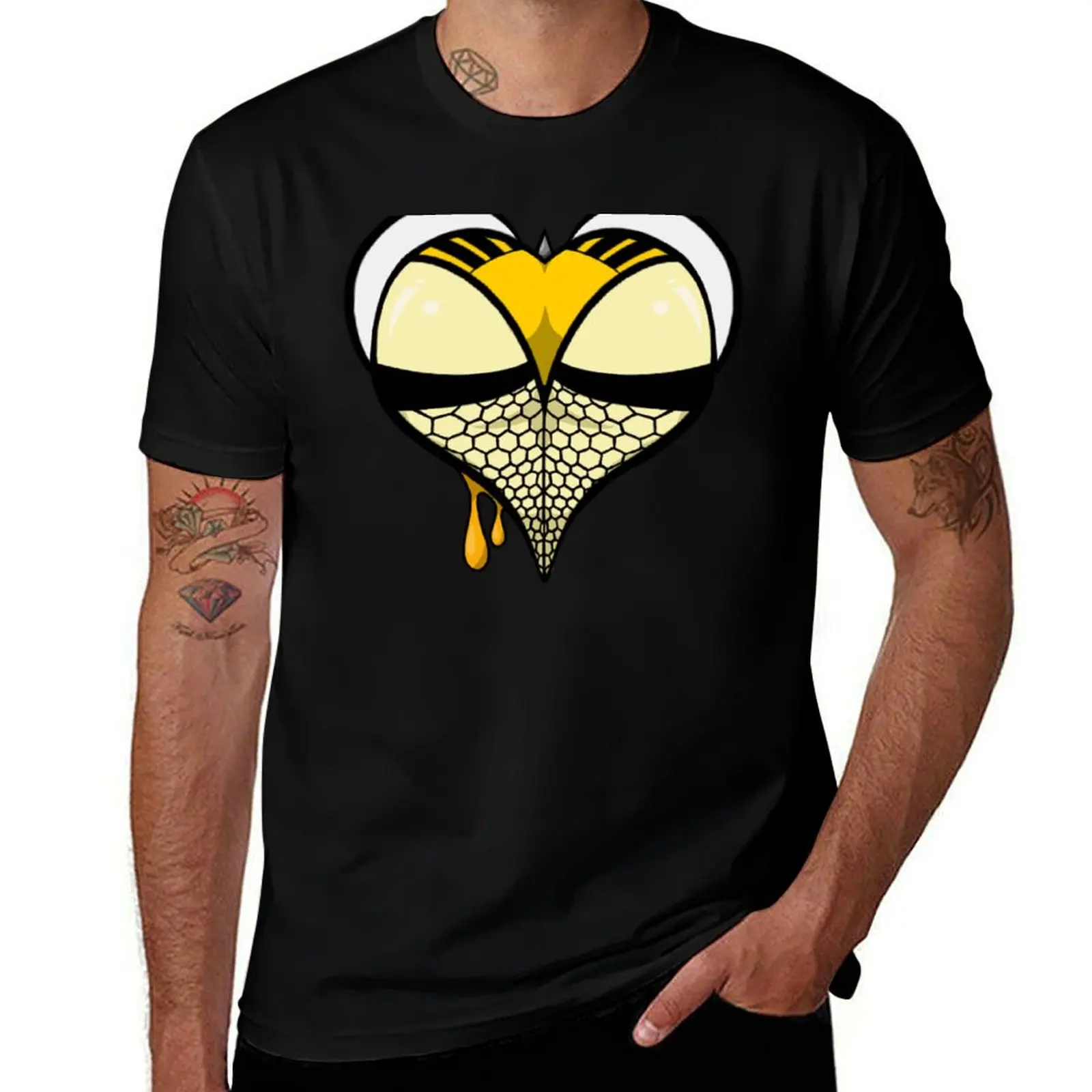 Gibbs Bee Booty T-Shirt Urban Style Casual Short Sleeve Top T-Shirt