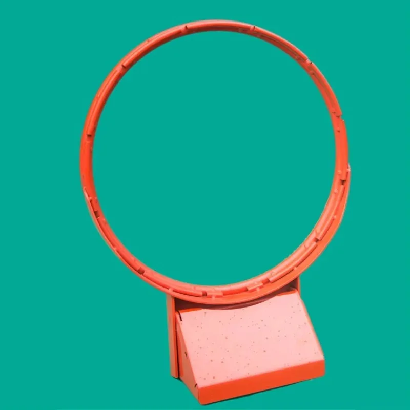 

Heavy Duty Elastic Breakaway Basketball Rim For Adults Ideal For Outdoor Sports And Dunk Practice