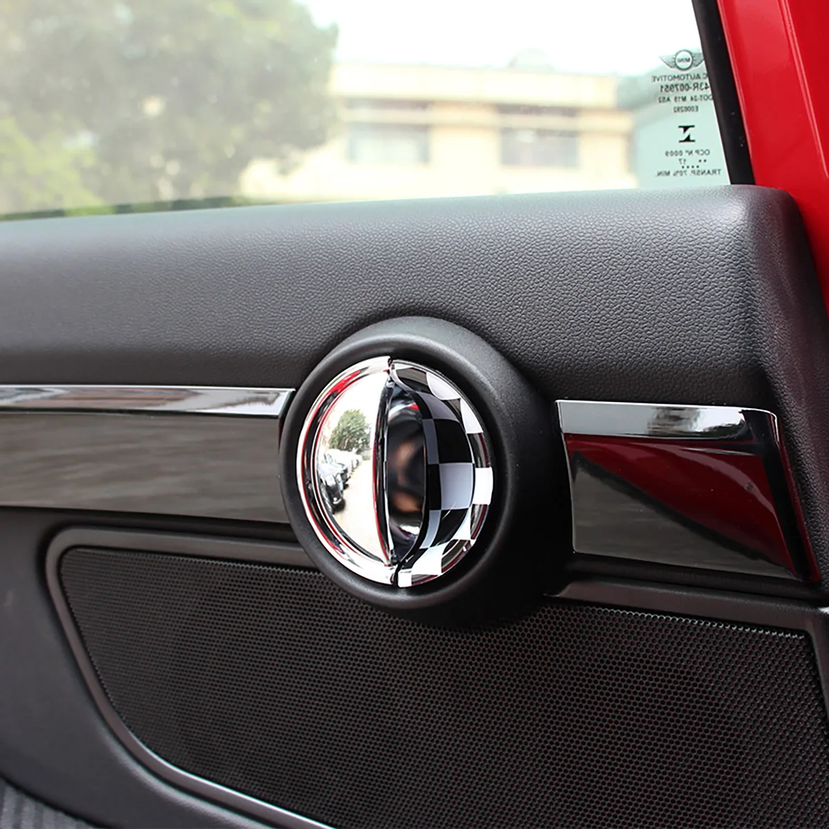 Glossy Interior Door Handle Trim Covers Decoration for mini cooper f54 f55 f56 f60 clubman countryman