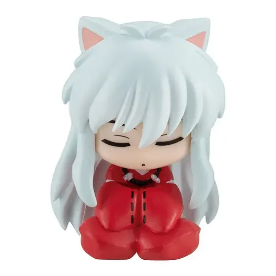 BANDAI Inuyasha Action Figures Model Sesshoumaru Kagome Sleep Series Gashapon  Ornament Genuine Collect