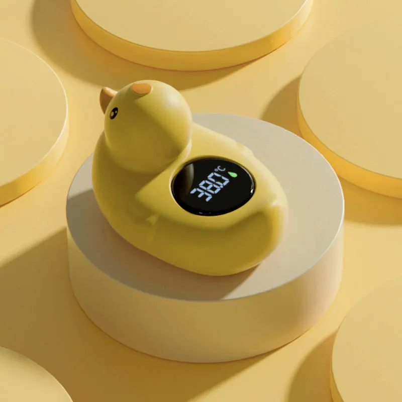 

1PC Thermometer Little Yellow Duck Baby Bathtub Shower Water Thermometer Baby Safe Temperature Sensor Floating Waterproof Baby