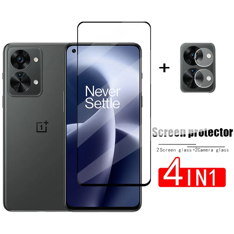 

Стекло с полным покрытием для OnePlus Nord 2T, закаленное стекло для OnePlus Nord 2T, защита экрана, защитная пленка для объектива телефона OnePlus Nord 2T