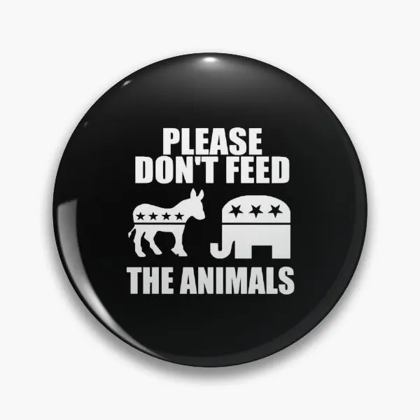 Please Do Not Feed The Animals Funny Gift  Soft Button Pin Hat Cartoon Badge Collar Cute Creative Lapel Pin Lover Fashion Funny