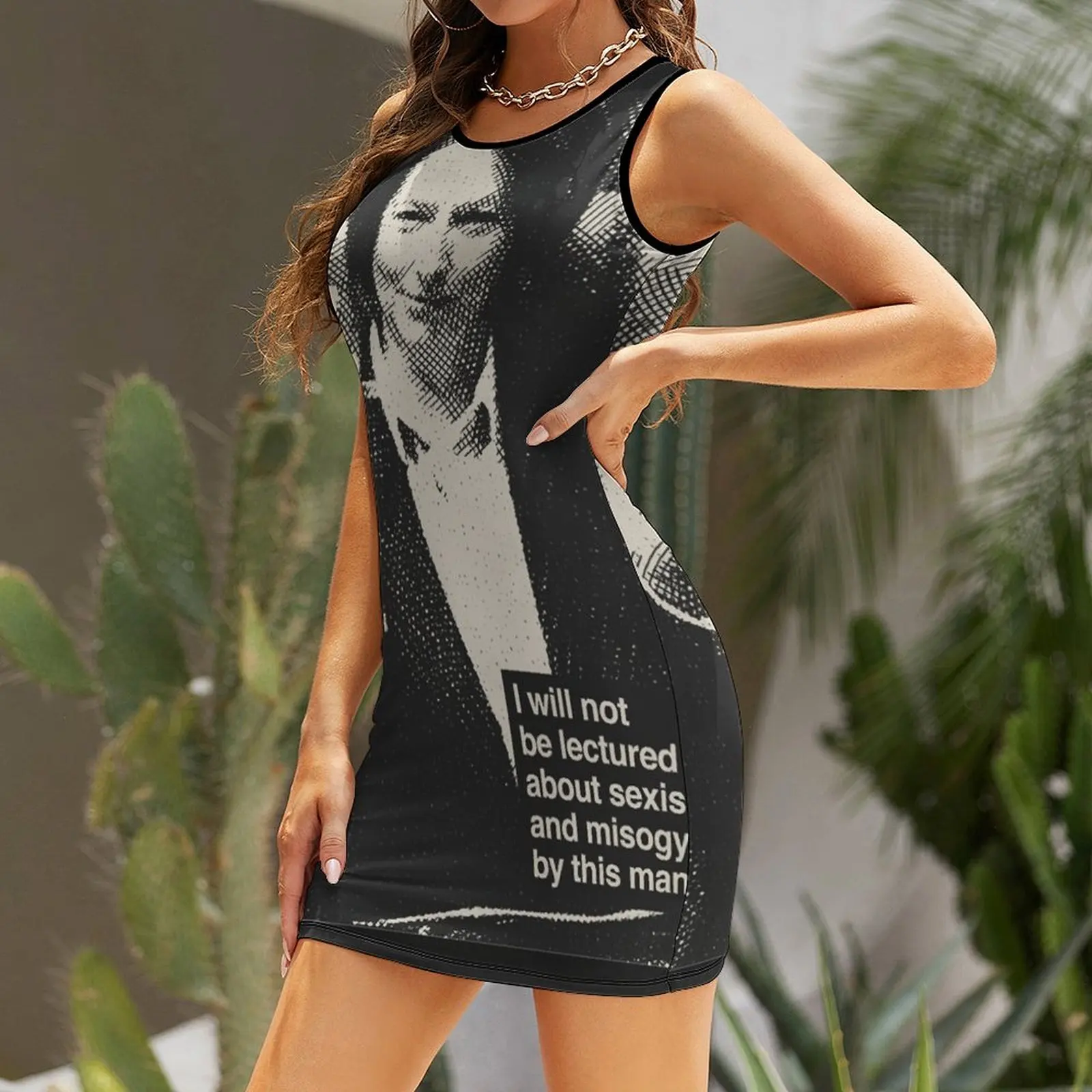 Julia Gillard Famous Speech Vintage Art Classic T-Shirt Sleeveless Sundress dress for women women's elegant loose dresses
