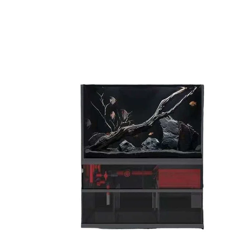 Upgrade gray glass extremely narrow side overflow flow shadow pro extremely narrow overflow stream tank 6080