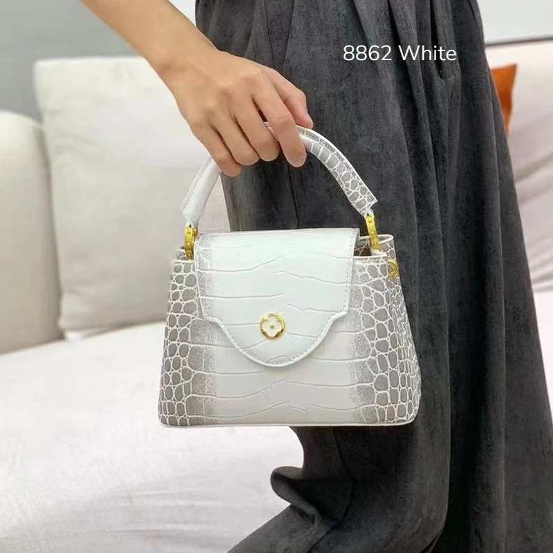 حقيبة يد عصرية وعصرية جديدة لعام 2025 على شكل نعام للنساء حقيبة كتف كروس #3