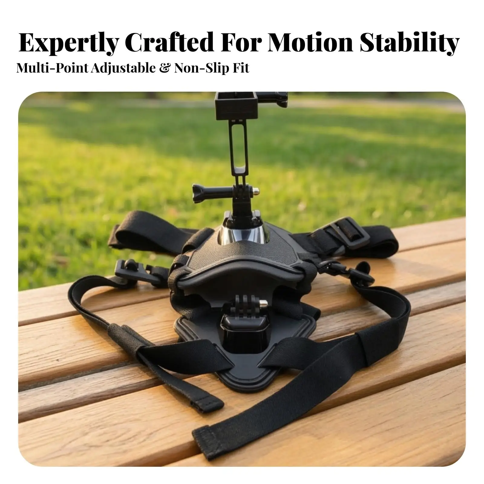 Dog Harness with Pocket-Sized Device | Hands Pet-Perspective capturing, Lightweight Adjustable Strap Design, Dog Chest Harness