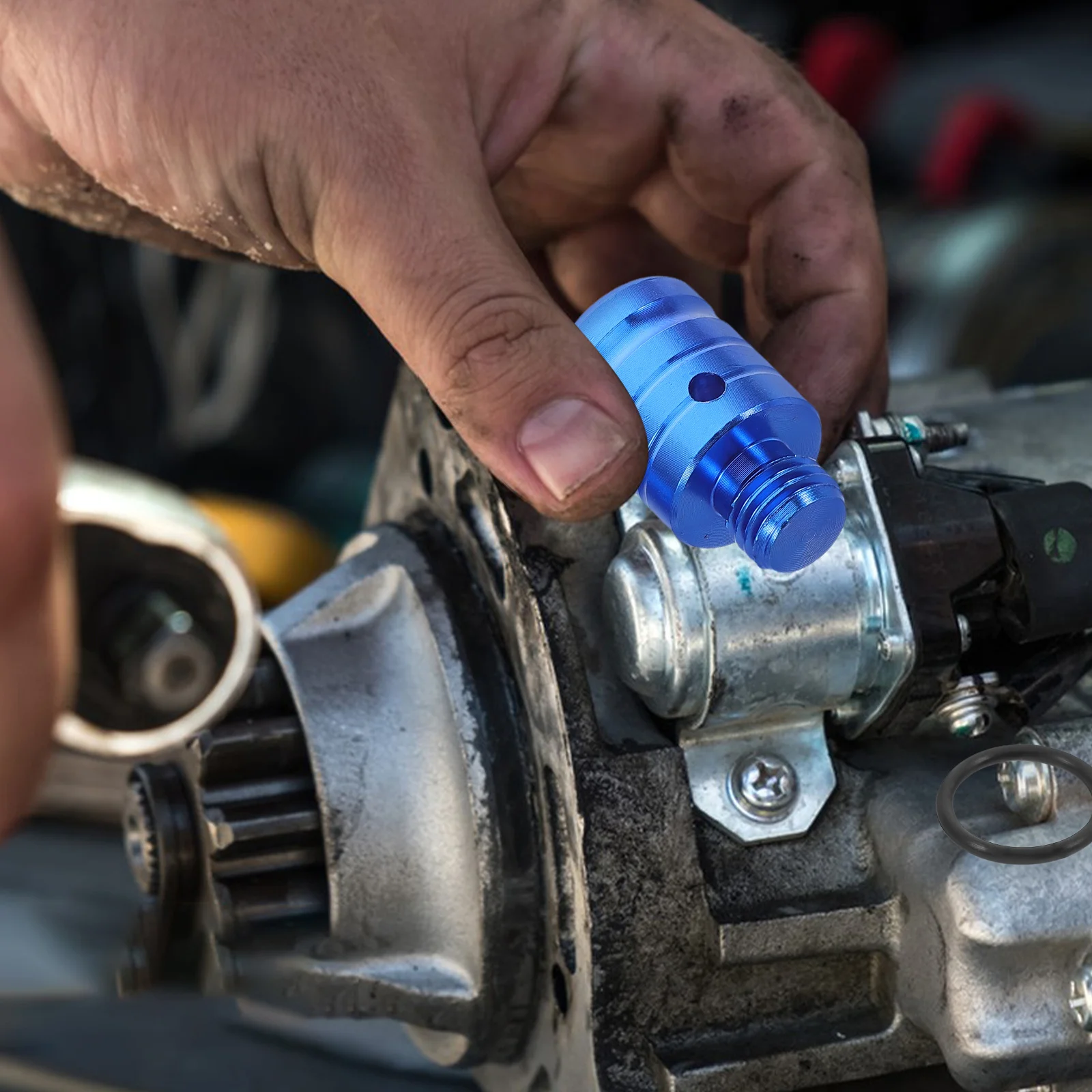 

1Pair Blue Aluminum Alloy Rearview Mirror Screws Retro Motorcycle Rearview Mirror Holder Bolts Motorbike Accessories Motorcycle