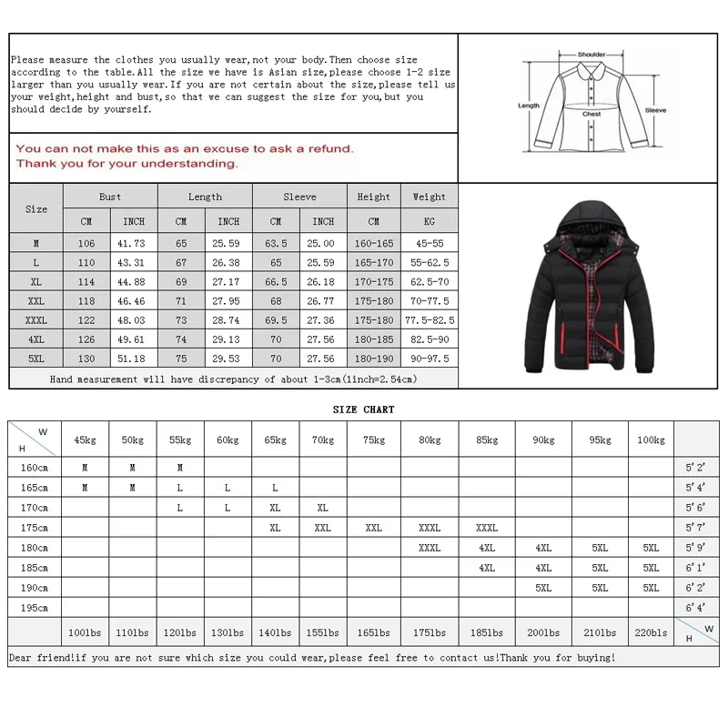 New Winter Jacket Men Fashion Thermal Hooded Down Parkas Male Casual Down Jacket Men Winter Warm Coat Plus Size M-5xl