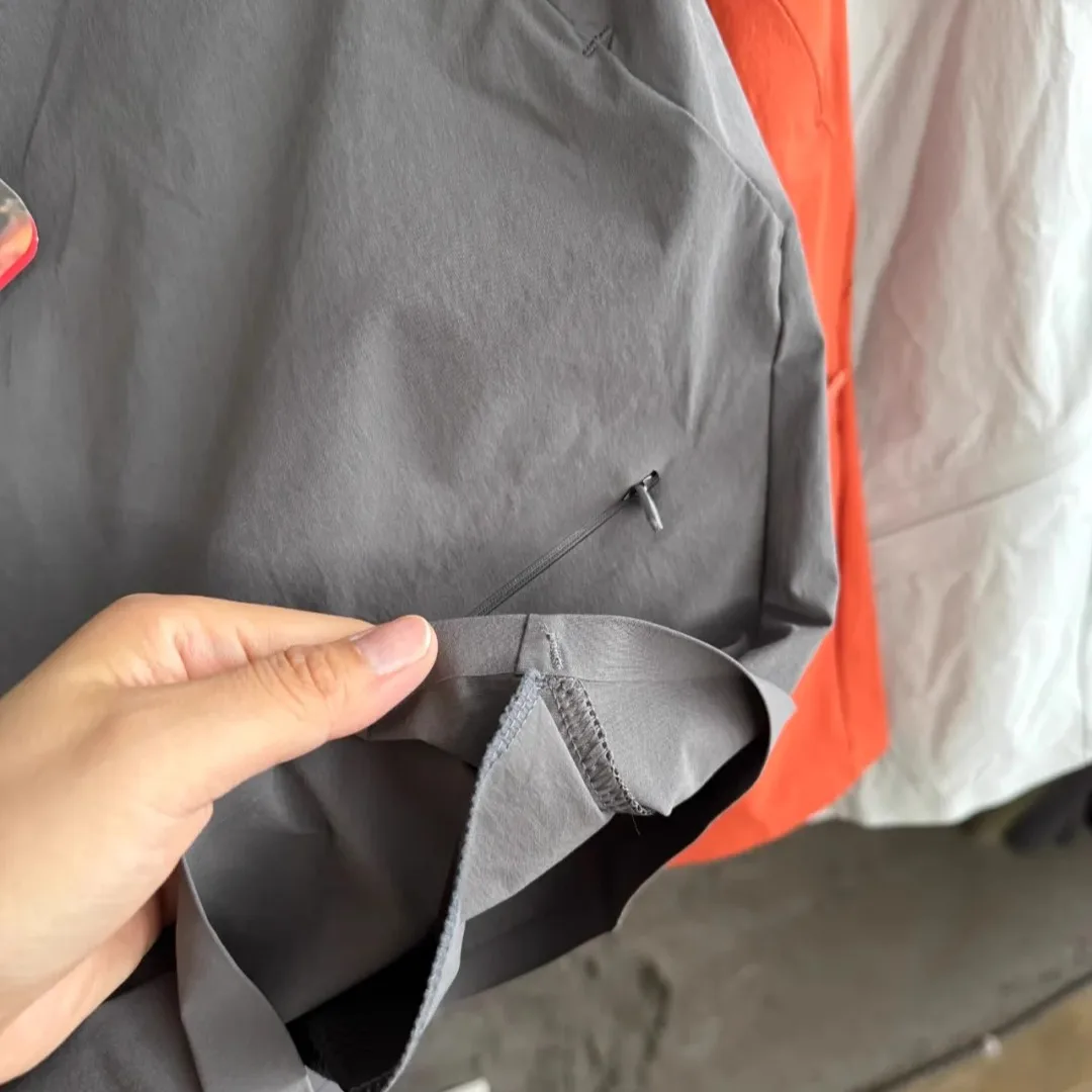 

3D Tailored Hidden Sl Glued ket Qui Dry Breathable Waterproof Casual orts Men's Summer Lightweight Comfortable
