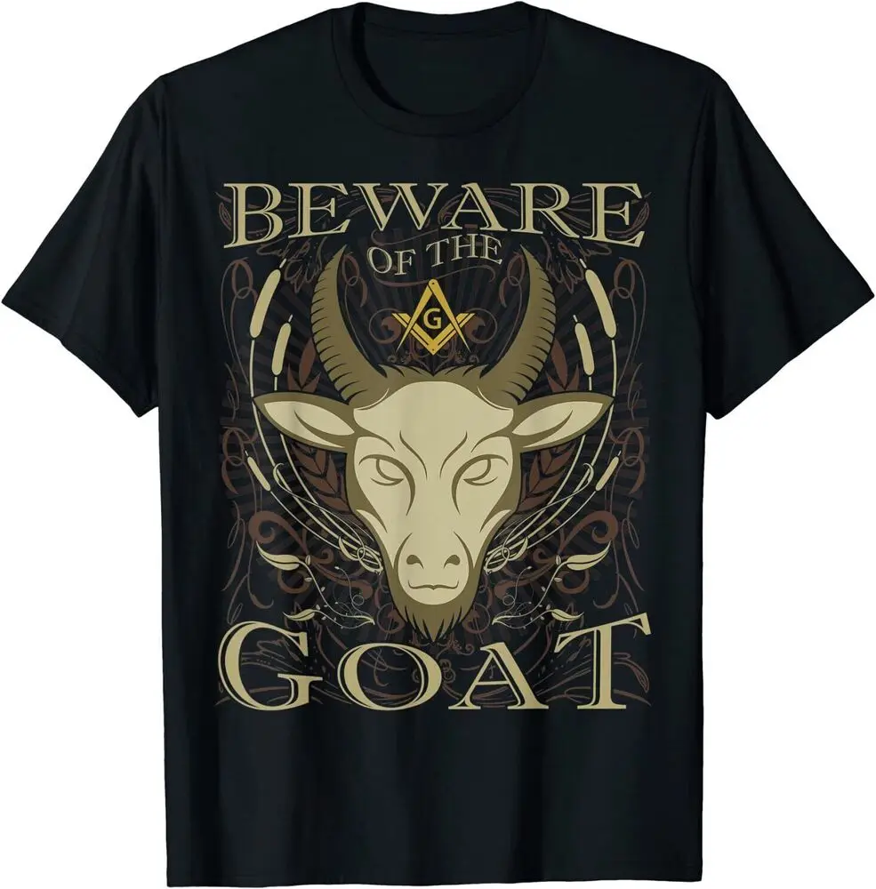 Masonic Shirt Goat Design Great Idea T-Shirt For Men Clothing Women Tees High Quality 100%Cotton Short Sleeve