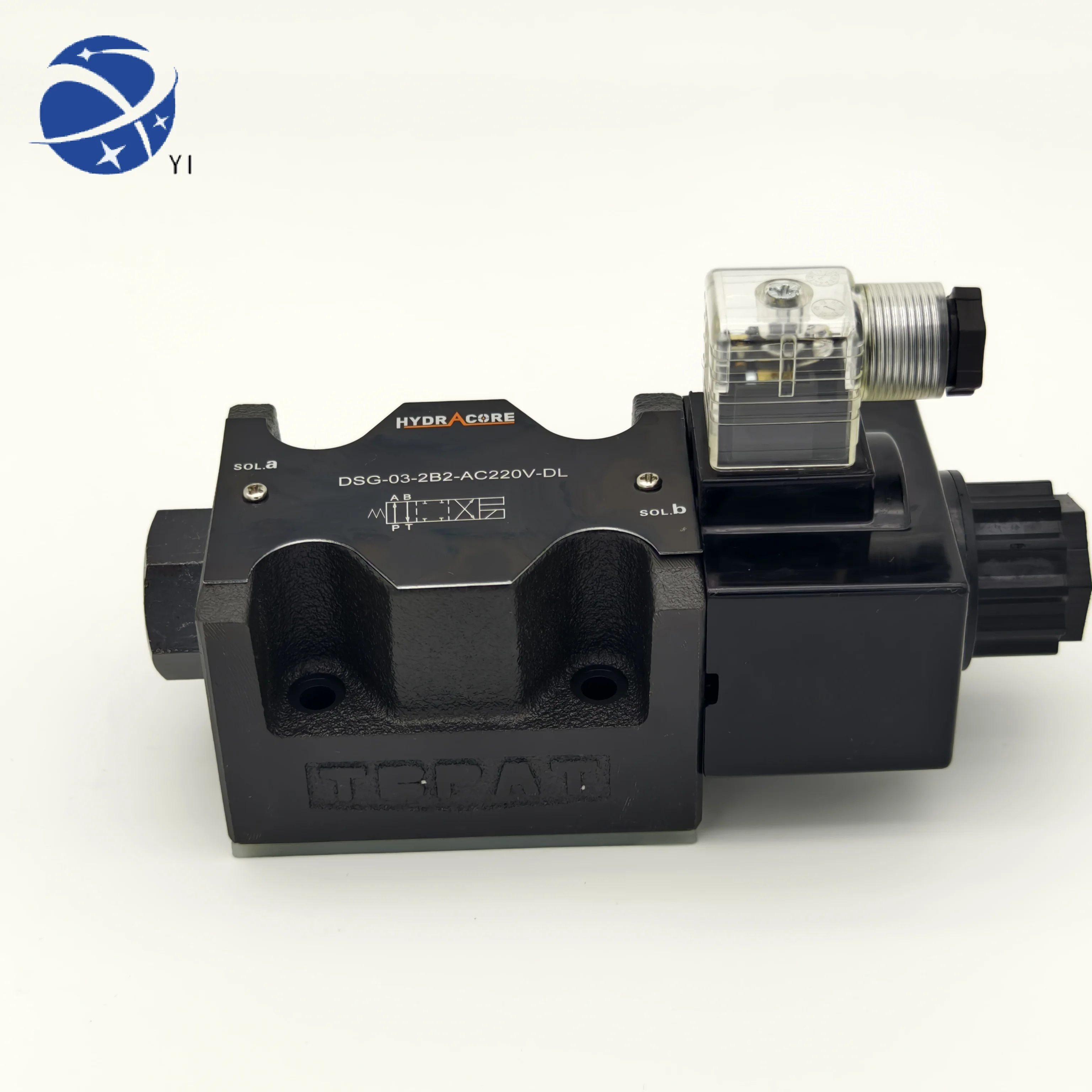 YUNYI DSG-03-2B2-AC220V-DL Hydraulic Valve DSG Series Directional Control Valve Hydraulic Solenoid Valves